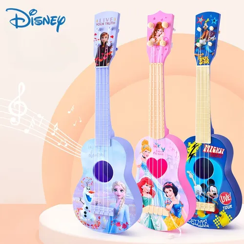 Disney Frozen 2 Kinder Musikspiel zeug Ukulele Gitarren spielzeug für Kinder Anime Figureelsa Frozen