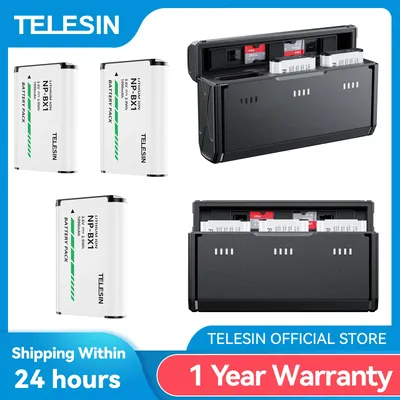 Teinin für sony NP-BX1 batterie 3 wege schnell ladegerät box für sony FDR-X3000R ZV-1 rx100 m7 as300