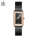 Shengke Frauen Uhren Mode Genf Design Damen Uhr Luxus Marke Rechteck Quarz Armbanduhren Luxus