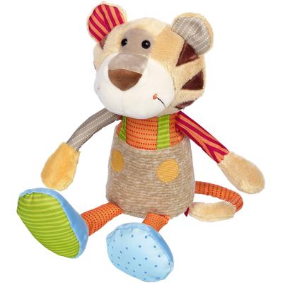 Kuscheltier SIGIKID "Patchwork Sweety Tiger", bunt, Plüschfiguren, KinderH:30cm, Polyester, Acryl, H:30cm