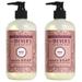 Effective Liquid Hand Soap for Daily Use Natural Hand Soap w/ Essential Oils for Hand Wash Cruelty Free Eco Friendly Product Rose Scented Soap 12.5 FL OZ Per Bottle 2 Bottles