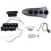 Universal 5 Jazz JB-08 Bass Loaded Control Plate for 4/5 String Parts with JB Electric Bass Pickup Effector