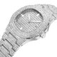 Fashion Hot Unisex Watch Iced Out Quartz Watch Men Diamond Steel Hip Hop Watches Top Brand Luxury