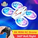 Mini RC Drone Helicopter UFO with Light Wireless Remote Control Aircraft Electronic Model Quadcopter