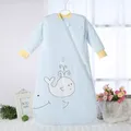 Autumn Winter Baby Sleeping Bag Cartoon Style One-piece Anti Kick Quilt Sleeping Bag Zip Design Soft