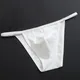 Men's Sexy Briefs Big Pouch U Convex Short Boxers Solid Color Low-rise Thong Soft Knickers Elastic