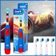 Oral B Kid Electric Toothbrush Rotation Clean Teeth Soft Brush for Kids with 2 Minutes Timer with