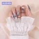 Manicure photo lace decorative cuff double-layer mesh horn sleeve Nail Showing Posing sleeve DIY