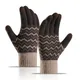 Rimiut 2022 New Winter Men's Imitation Wool Full Finger Cold-proof Warm Gloves Split Finger Touch