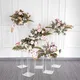 Square Transparent Wedding Table Centerpiece Crystal Acrylic Flower Stand Display Rack Window