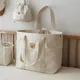 ZK50 Korean Baby Diaper Bag Mummy Bag Cute Canvas Handbag Baby Supplies Storage Bag Diaper Caddy Bag