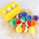 Baby Montessori Learning Educational Toy Smart Egg Toy Games Shape Matching Puzzles Cognition
