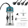 800W 30000RPM Wood Router Machine Woodworking Electric Trimmer 1/4 Inch Wood Carving Milling Cutting