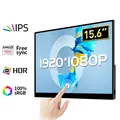 14/15.6 inch 1080p FHD Portable Monitor Touch Screen Dual Speakers HDR IPS 100%sRGB Gaming Display