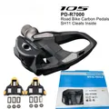 105 PD R7000/PD5800Road Bike Pedals Carbon Self-Locking Pedals SPD Pedals With SM-SH11 Cleats