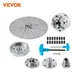 VEVOR KP965 Metal Lathe Chuck 4-Jaw 3.75" Diameter with 5 Sets of Jaws Self-centering Tool