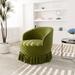 Swivel Barrel Chair, Comfy Round Accent Sofa Chair for Living Room, 360 Degree Swivel Barrel Club Chair