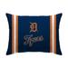 Detroit Tigers 20" x 26" Standard Stripe Logo Micro Plush Bed Pillow Cover