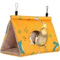 Winter Warm Bird Nest House Bird Bed Bird Hut Hideaway for Cage Plush Fluffy Shed Hut Hanging Hammock Finch Cage Sleeping Bed Snuggle Tent for Budgies Lovebird Parrot Parakeets Cockatiels
