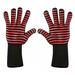MSJUHEG Gloves Fingerless Gloves Work Gloves Winter Gloves Hot Bbq Grilling Cooking Gloves Extreme Heat Resistant Oven Welding Gloves Winter Gloves Men A One Size