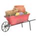 Cart Design Flowerpot Resin Flowerpot Flower Planter Home Garden Plant Pot