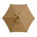 RBCKVXZ Garden Umbrella Outdoor Stall Umbrella Beach Sun Umbrella Replacement Cloth 106 Inch Diameter 6 Skeleton Home Essential on Clearance