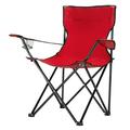 GZXS Folding Camping Chairs with Carrying Bag Portable Lawn Chairs Lightweight Beach Chairs Outdoor Collapsible Chair with Mesh Cup Holder for Travel Outside Camp Beach Fishing Sports Red