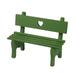 maniature wooden bench Decorative Mini Wooden Garden Bench Porch Chair Miniature Landscape Ornament for Photo Booth Props Home Decoration (Green)