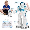 Ant Class RC Robot Toys for Kids Programmable Smart Remote Control Robot Toy Intellectual Control Robot Rechargeable Walking Dancing Robot Gesture Sensing Robot Birthday Gift for Boys Girls