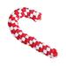 Molar Toy Dog Chewing Toys Cotton Rope Weaving Christmas Cane Shape Making Chewing Supplies Educational Toy for Home Living Room (Large Style Red White)