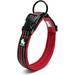 Chai s Choice - Premium Dog Collar - Soft Padded Reflective Dog Collar for Large Medium and Small Size Dogs - Matching Harness and Leash Available (Medium Red)
