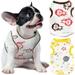 TENGZHI 2 Pack Dog Shirts Soft Stretchy Cotton Summer Pet Dog T Shirts for Small Dogs Cats Cute Cartoon Print Puppy Vest Clothes Lightweight Breathable Sleeveless Doggy Tank Top Outfit