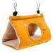 Fashion Triangle Cotton Bird Hanging Cave Cage Parrot Nest Hammock Hanging Cage