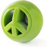 Planet Dog Orbee-Tuff Nooks Green Peace Sign Treat-Dispensing Dog Toy