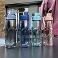 Kaesi 680ml Water Bottle Good Sealing Anti-crack Accessory Gym Camping Hiking Travel Water Bottle for Cycling Green
