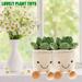 Plush Stuffed Plant Toy Tulip Plush Toy Succulent Plants Plush Stuffed Toys Plush Stuffed Plant Doll Cute Plant Ornaments Tulip/Succulent Plant Stuffed Toy Doll Gifts for Home Office Decoration