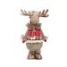 Cute Funy Gift 2023 Clearance Toy Christmas Decorations Red Fabric Telescopic Standing and Sitting Cartoon Elk Doll Decorations Christmas Gift for Kids