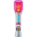 eKids LOL Surprise OMG Remix Toy Microphone for Kids with Built in Music and Flashing Lights Musical Toy Designed for Fans of LOL Surprise Toys for Girls Pink Small