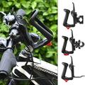 Hadanceo 1 Set Bicycle Water Bottle Holder Adjustable Handlebar Rearview Mirror Hanging Mount Motorcycle MTB Bike Cycling Water Cup Storage Rack Bike Accessories