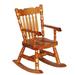 Wood Miniature Rocking Chair Model Simulation Chair Model Mini House Decor