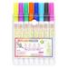 Winter Savings! Uhuya Marker Pen for Highlight New Double Line Self-outline Marker Pen Set Glitter Gel Markers Colorful Markers Art Pens for Drawing Greetin A