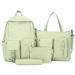 ammoon Stylish Canvas Backpack Combo Set with Crossbody Bag and Pencil Box Perfect for School and College Students