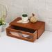 Home Office Desk Organizer with Drawers Wooden Storage Box Rustic Dresser Vintage Desk Organizer