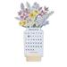 COFEST 2024 Bloomy Flowers Desk Calendar-Vibrant Designs Portable Size-Versatile Organizer and Decor-Home Decoration Ornaments Multicolor A