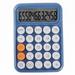 Kaola Desktop Calculator 12 Digits Big Round Flexible Buttons Candy Color Large LCD Display Battery Operated Finance Student Calculator Office Supplies