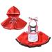 Toddler Kids Girls Christmas Sleeveless Dress Cloak Red Riding Hood Outwear Party Set Outfits Clothes