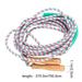 skipping rope 1Pc 7m Wooden Handle Jumping Rope Sports Fitness Skipping Rope Exercise Skipping Rope Portable Game Skip Rope (Random Color)