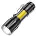 COFEST Sports & Outdoors Mini Flashlight LED Outdoor Portable Mini Pen Light Flashlight Handheld Portable Strong Light Flashlight Black A