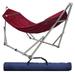 Tranquillo Universal 106 Double Hammock w/Adjustable Stand and Bag Red