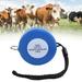 2.5m Cattle Pig Body Weight Tape Measure Portable Retractable Measuring Tape Farm Equipment for Animal Livestock Body Weight